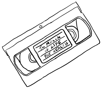 Illustration of a VHS tape